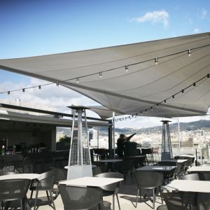 Soliday sail at the bar terrace of the hotel